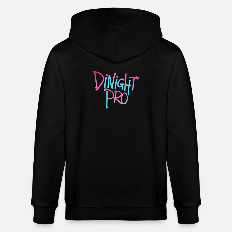 Dinight Pro Neon Gradient - Stanley/Stella Unisex Bio-Kapuzenjacke CULTIVATOR  - Schwarz
