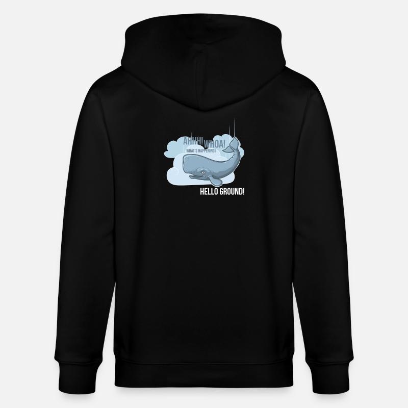 Hello Ground! - Veste à capuche bio CULTIVATOR Stanley/Stella Unisexe - noir