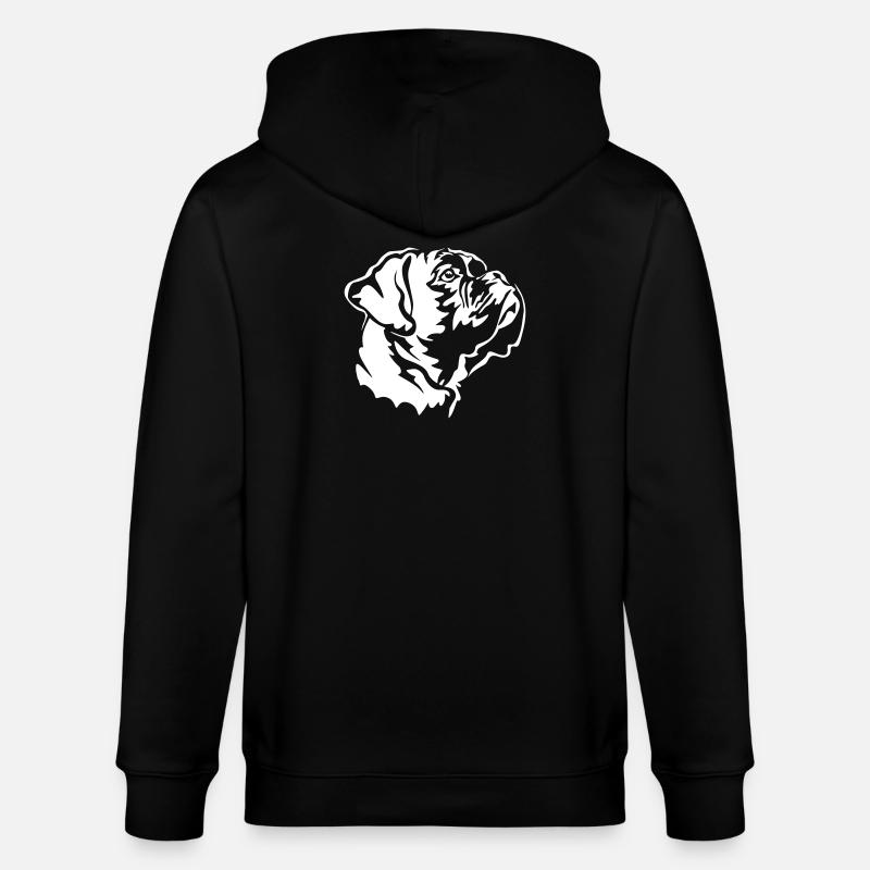 Boxer tête « Black Editon » - Veste à capuche bio CULTIVATOR Stanley/Stella Unisexe - noir