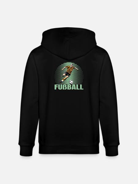 Fußball - Stanley/Stella Unisex Bio-Kapuzenjacke CULTIVATOR  - Schwarz