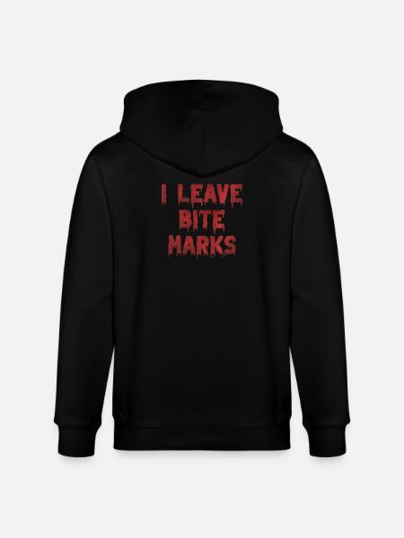 Bite Mark's Blood Traces - Stanley/Stella CULTIVATOR  Unisex Organic Hooded Jacket - black