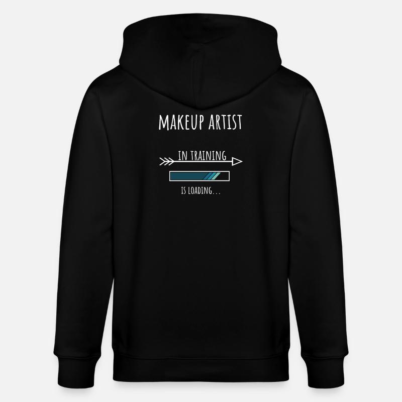 Maquilleuse Cadeau Profession Éducation - Veste à capuche bio CULTIVATOR Stanley/Stella Unisexe - noir