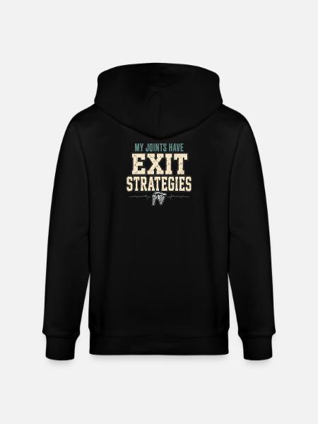 Eds-bewusstsein Ehlers-danlos Zebra-krieger - Stanley/Stella Unisex Bio-Kapuzenjacke CULTIVATOR - Schwarz
