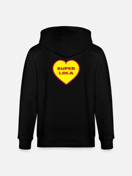 Super-Lola - Stanley/Stella Unisex Bio-Kapuzenjacke CULTIVATOR  - Schwarz