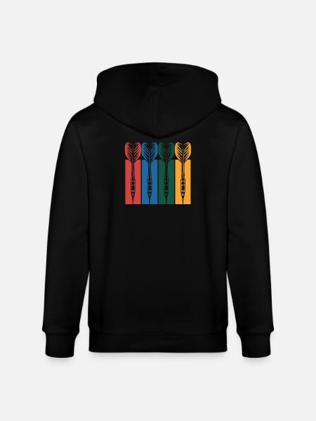 Quill Quartet - Stanley/Stella CULTIVATOR  Unisex Organic Hooded Jacket - black