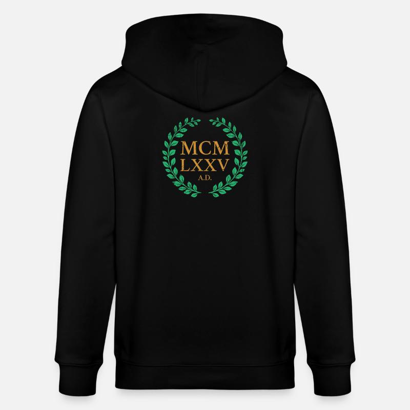 MCMLXXV - 1975 - Veste à capuche bio CULTIVATOR Stanley/Stella Unisexe - noir