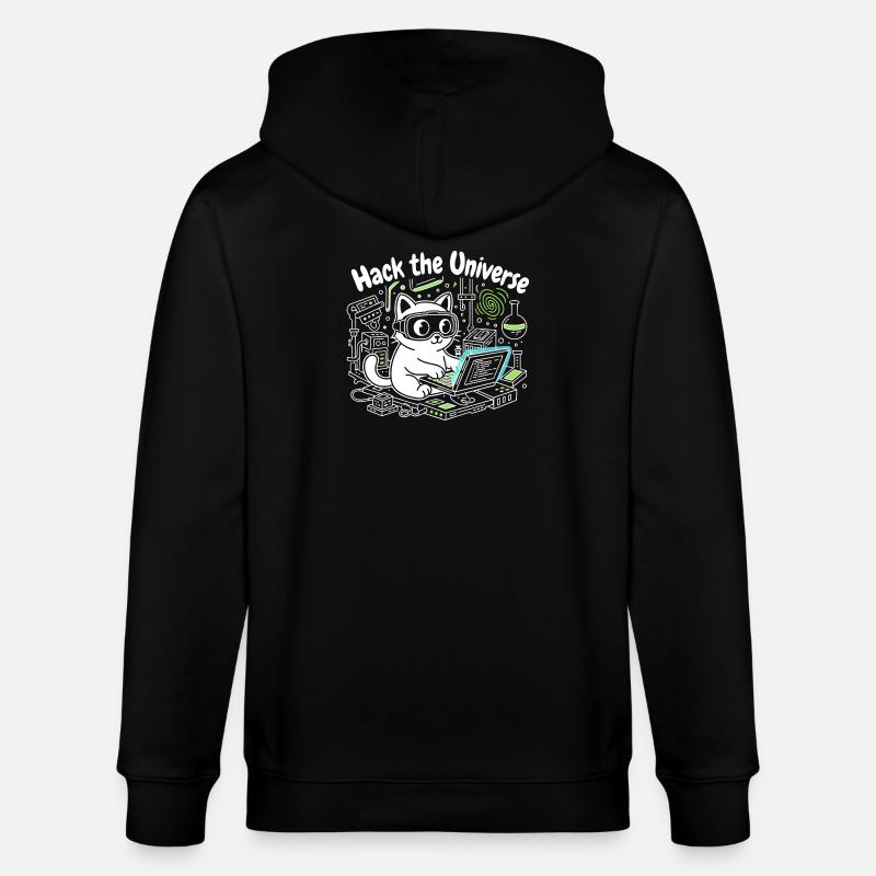 L’univers du crack KatzHacker - Veste à capuche bio CULTIVATOR Stanley/Stella Unisexe - noir