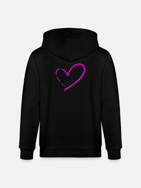 Coeurs - Veste à capuche bio CULTIVATOR Stanley/Stella Unisexe - noir