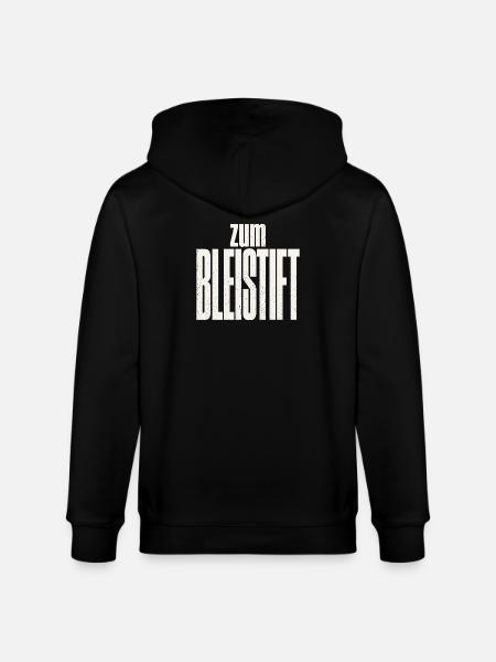 Zum Bleistift - Stanley/Stella Unisex Bio-Kapuzenjacke CULTIVATOR - Schwarz
