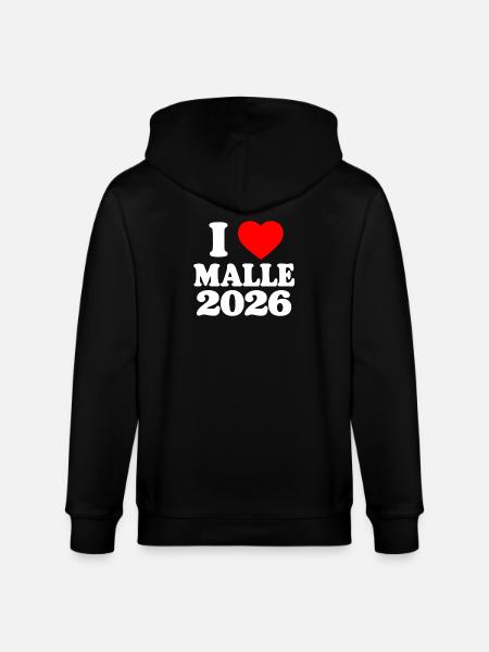 I love Malle 2026 - Stanley/Stella CULTIVATOR Unisex Organic Hooded Jacket - black