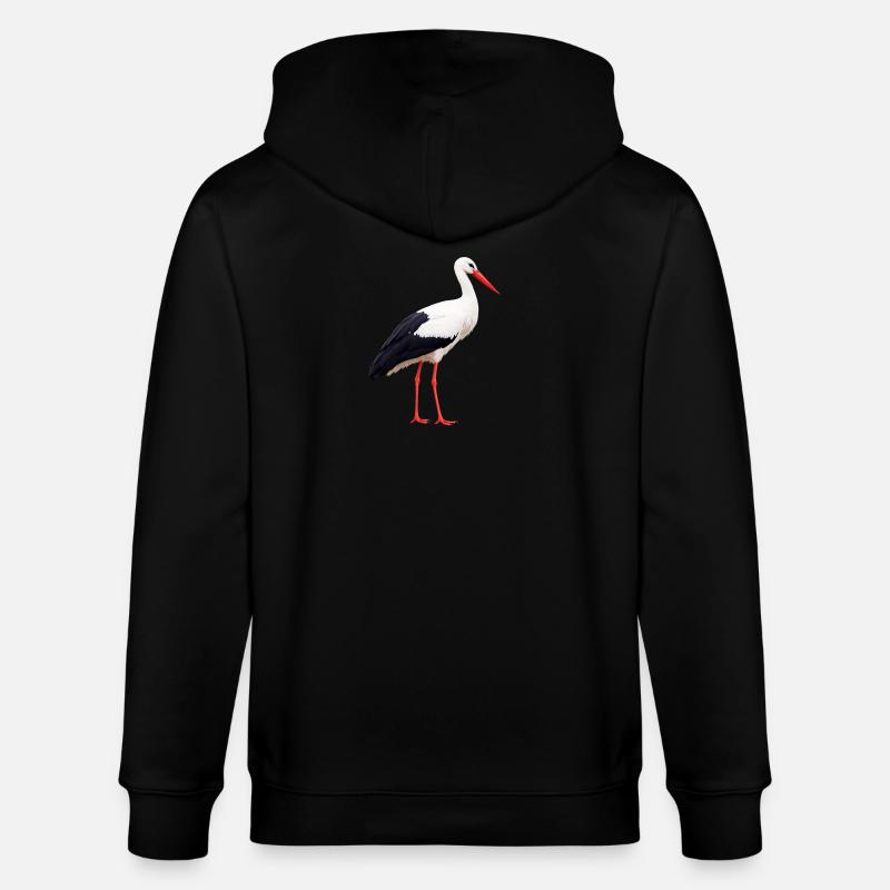 Storch - Stanley/Stella Unisex Bio-Kapuzenjacke CULTIVATOR  - Schwarz