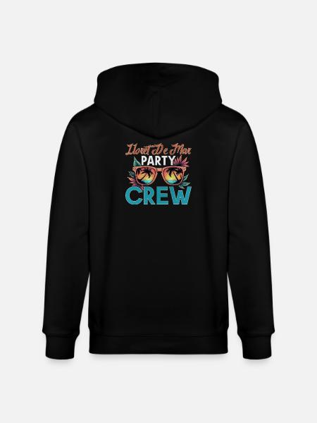 Lloret De Mar Crew - Stanley/Stella Unisex Bio-Kapuzenjacke CULTIVATOR - Schwarz
