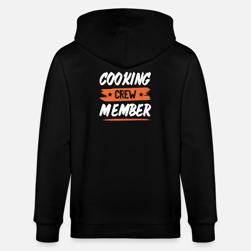 Équipe de cuisine - Veste à capuche bio CULTIVATOR Stanley/Stella Unisexe - noir