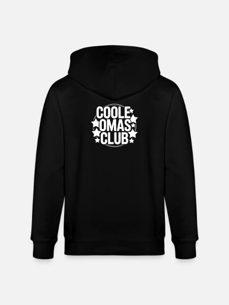 Cool Mas Club Logo - Stanley/Stella CULTIVATOR  Unisex Organic Hooded Jacket - black