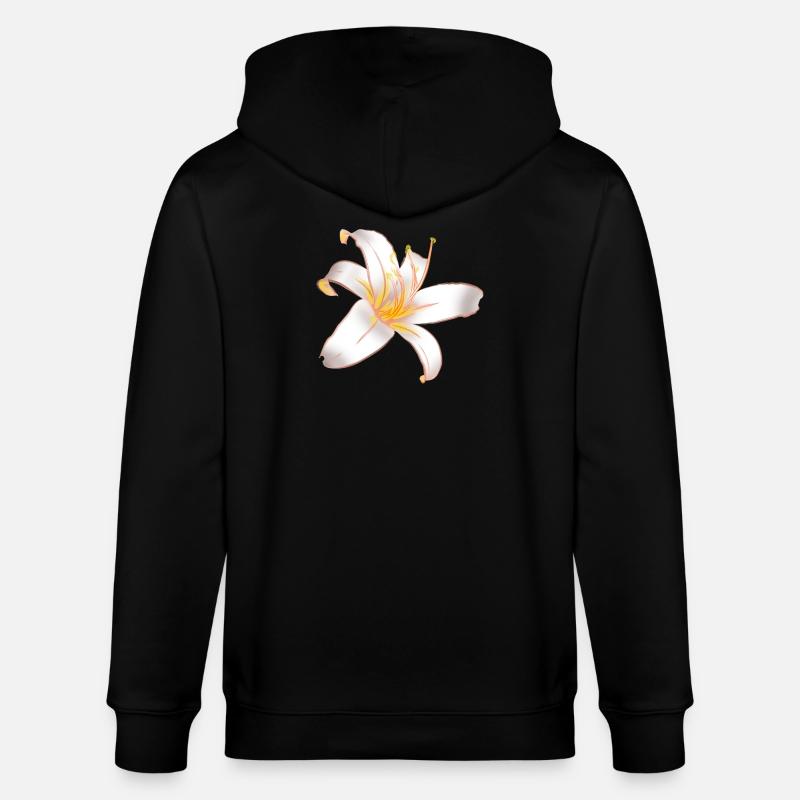 LYS BLANC Lys Blanc Magique - Veste à capuche bio CULTIVATOR Stanley/Stella Unisexe - noir