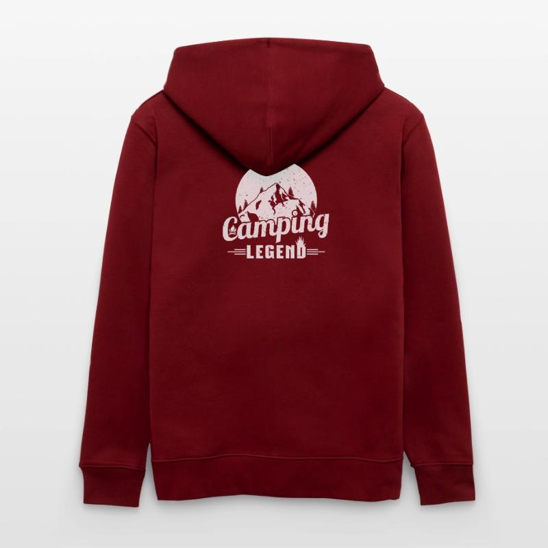Bergcamping Legende Design Stanley/Stella Unisex Bio-Kapuzenjacke CULTIVATOR 
