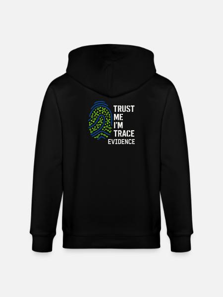 Forensic Chemist Crime Lab Toxicology - Stanley/Stella CULTIVATOR Unisex Organic Hooded Jacket - black