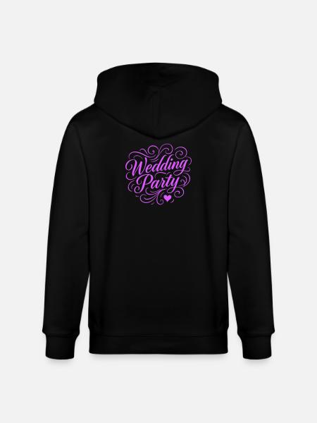 Wedding Party Wedding Party - Stanley/Stella CULTIVATOR Unisex Organic Hooded Jacket - black
