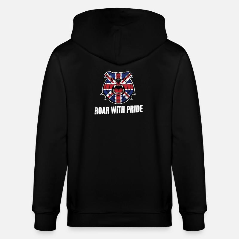 Britischer Stolz - Stanley/Stella Unisex Bio-Kapuzenjacke CULTIVATOR  - Schwarz
