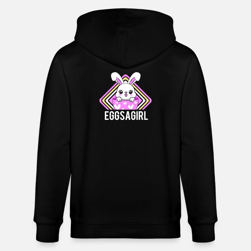 Gender Reveal Ostern Werdende Mutter - Stanley/Stella Unisex Bio-Kapuzenjacke CULTIVATOR  - Schwarz