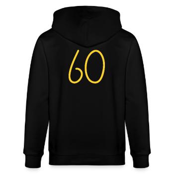60 - Veste à capuche bio CULTIVATOR Stanley/Stella Unisexe - noir - Dos - Anna (173cm)