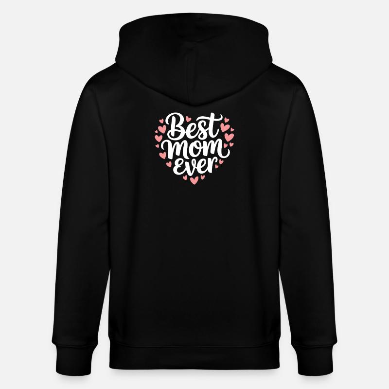 Die beste Mutter aller Zeiten - Stanley/Stella Unisex Bio-Kapuzenjacke CULTIVATOR  - Schwarz