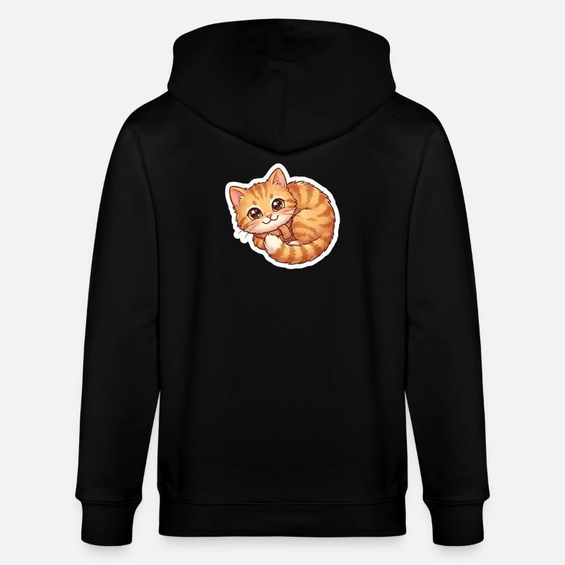 Écharpe douillette orange pour chat - Veste à capuche bio CULTIVATOR Stanley/Stella Unisexe - noir