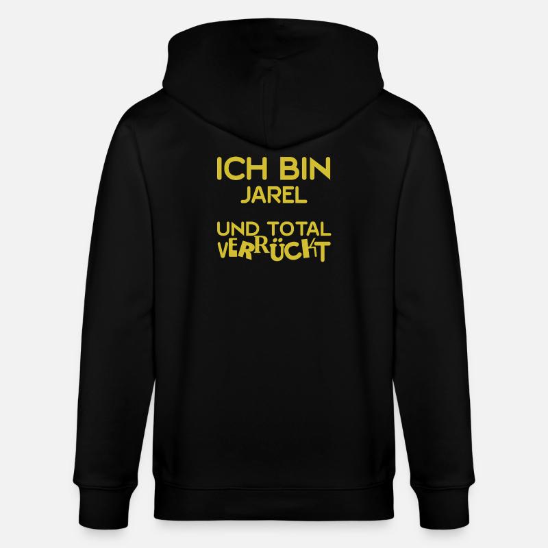 Jarel - Stanley/Stella Unisex Bio-Kapuzenjacke CULTIVATOR - Schwarz