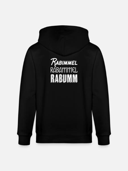 Rabimmel Rabammel Rabumm Shirt - Stanley/Stella Unisex Bio-Kapuzenjacke CULTIVATOR  - Schwarz