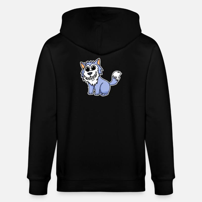 Wolf - Stanley/Stella Unisex Bio-Kapuzenjacke CULTIVATOR  - Schwarz