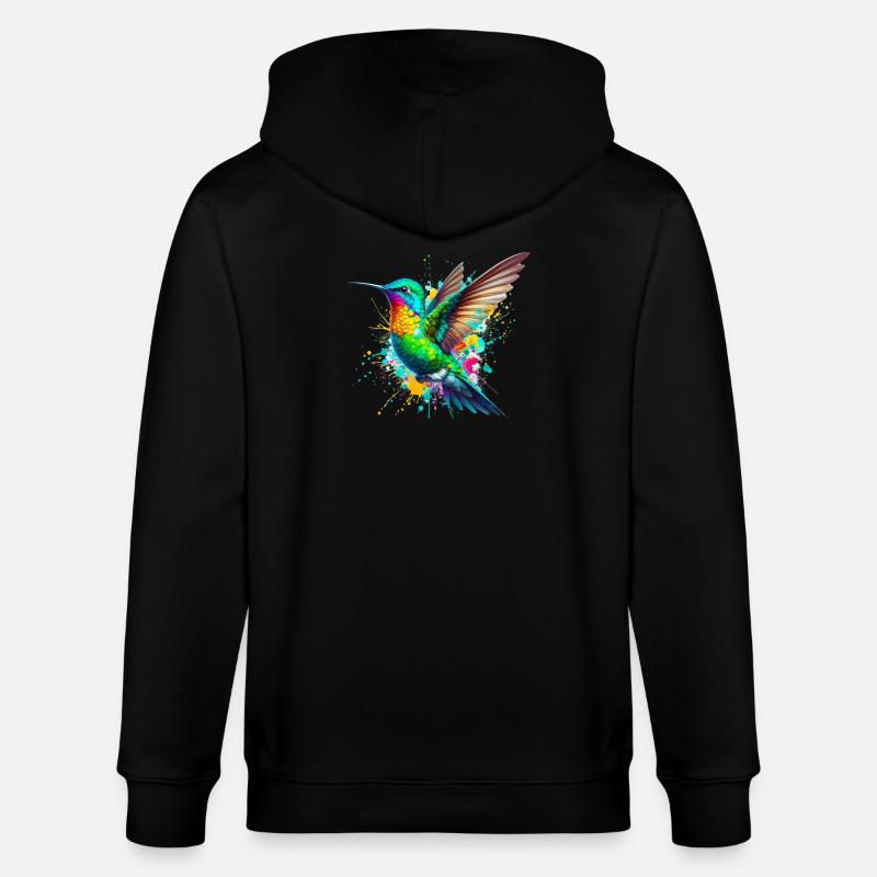 Colibri - Veste à capuche bio CULTIVATOR Stanley/Stella Unisexe - noir