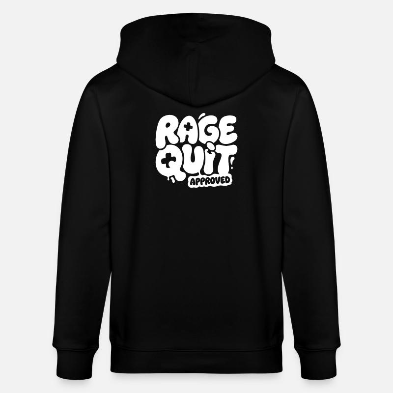 Rage Quit Approved Game Design - Veste à capuche bio CULTIVATOR Stanley/Stella Unisexe - noir