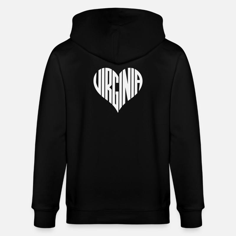 Virginia Herz Design - Stanley/Stella Unisex Bio-Kapuzenjacke CULTIVATOR  - Schwarz