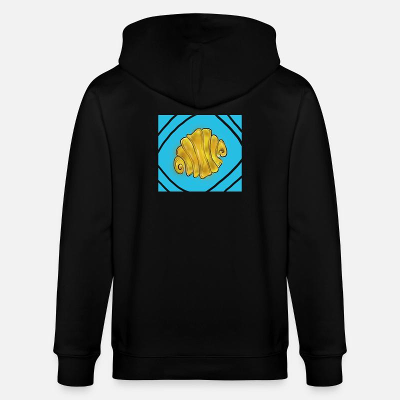 Franzbrötchen - Stanley/Stella Unisex Bio-Kapuzenjacke CULTIVATOR - Schwarz