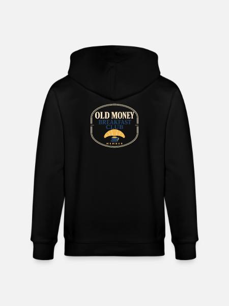 old money - Stanley/Stella CULTIVATOR Unisex Organic Hooded Jacket - black