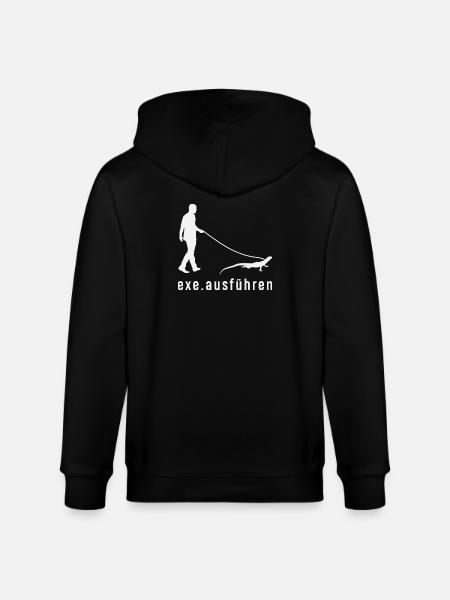 Exe Ausführen Informatiker - Stanley/Stella Unisex Bio-Kapuzenjacke CULTIVATOR  - Schwarz