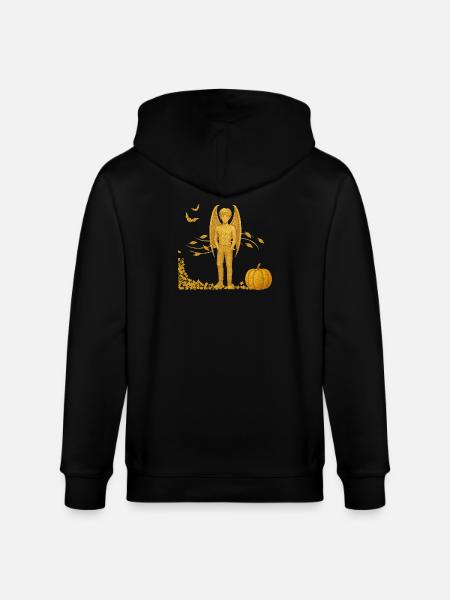 Fall Edition: Vampire Demon with Bats - Stanley/Stella CULTIVATOR Unisex Organic Hooded Jacket - black