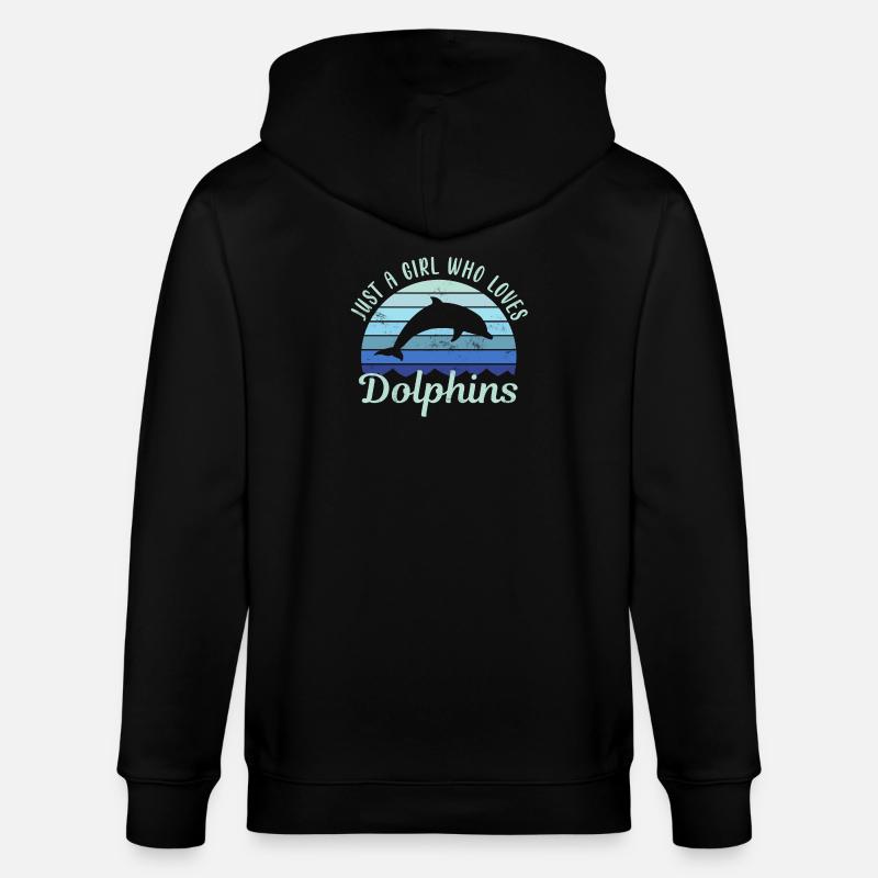 Dauphin dauphin - Veste à capuche bio CULTIVATOR Stanley/Stella Unisexe - noir