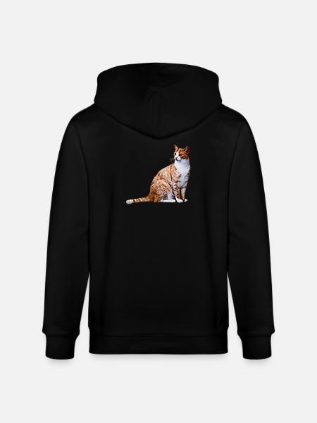 Chat chat chat Cat Cat - Veste à capuche bio CULTIVATOR Stanley/Stella Unisexe - noir