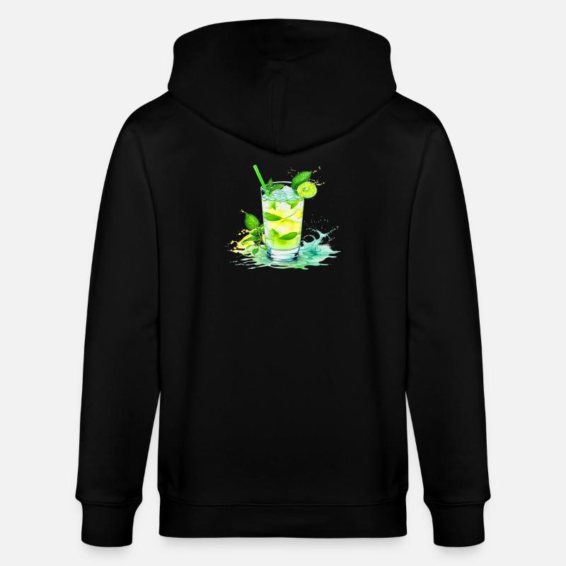 Mojito - Stanley/Stella Unisex Bio-Kapuzenjacke CULTIVATOR  - Schwarz