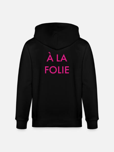 a la folie - Veste à capuche bio CULTIVATOR Stanley/Stella Unisexe - noir