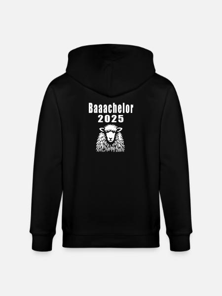 Baaachelor 2025 - Stanley/Stella Unisex Bio-Kapuzenjacke CULTIVATOR  - Schwarz