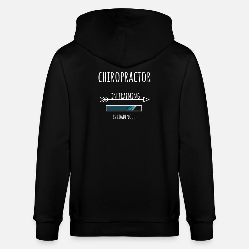 Geschenk Beruf Ausbildung Chiropraktiker - Stanley/Stella Unisex Bio-Kapuzenjacke CULTIVATOR  - Schwarz