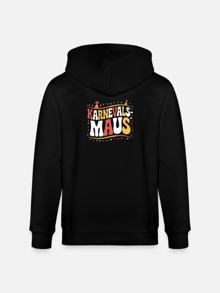 Carnival Mouse Cologne Carnival Mouse - Stanley/Stella CULTIVATOR  Unisex Organic Hooded Jacket - black