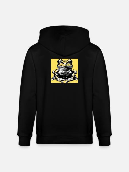 grenouille - Veste à capuche bio CULTIVATOR Stanley/Stella Unisexe - noir
