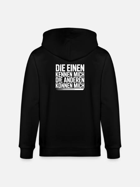 Lustiges Statement Selbstbewusstsein - Stanley/Stella Unisex Bio-Kapuzenjacke CULTIVATOR  - Schwarz