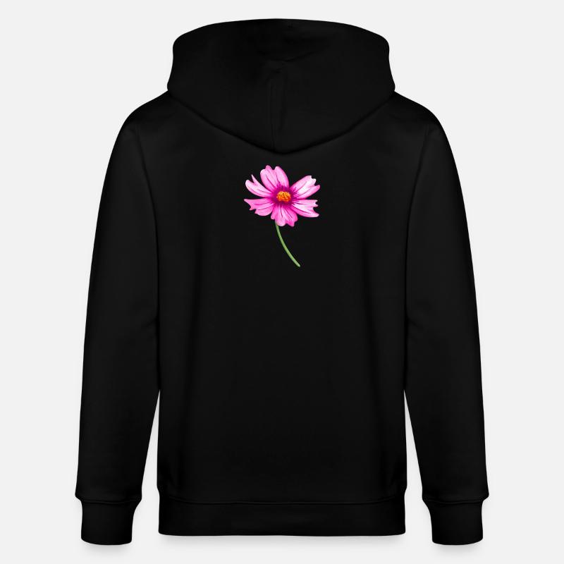 Blume - Stanley/Stella Unisex Bio-Kapuzenjacke CULTIVATOR  - Schwarz