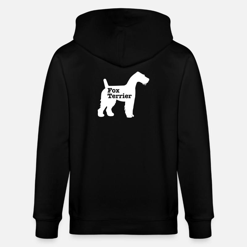 Fox-terrier - Veste à capuche bio CULTIVATOR Stanley/Stella Unisexe - noir