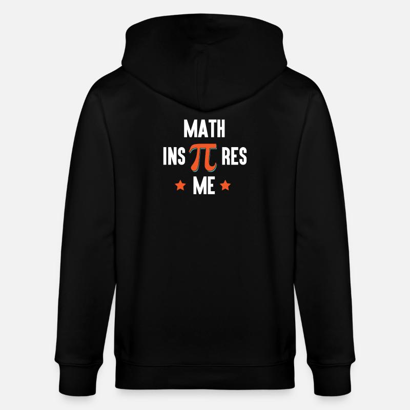 Pi Day - Les mathématiques m’inspirent - Veste à capuche bio CULTIVATOR Stanley/Stella Unisexe - noir