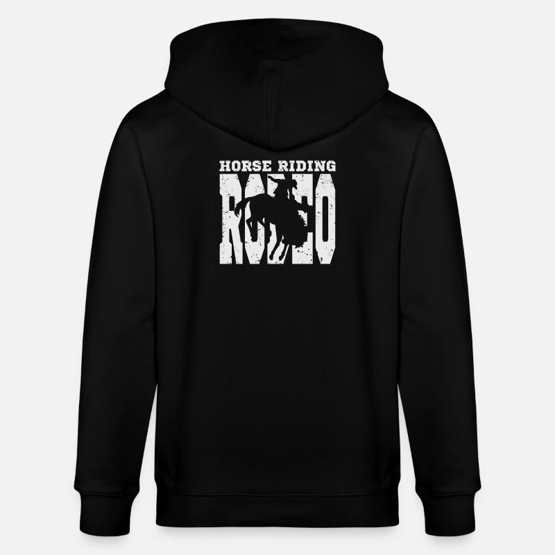 Cavaliers de rodéo - Veste à capuche bio CULTIVATOR Stanley/Stella Unisexe - noir